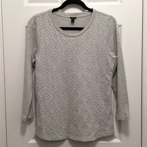 J.Crew embroidered Top